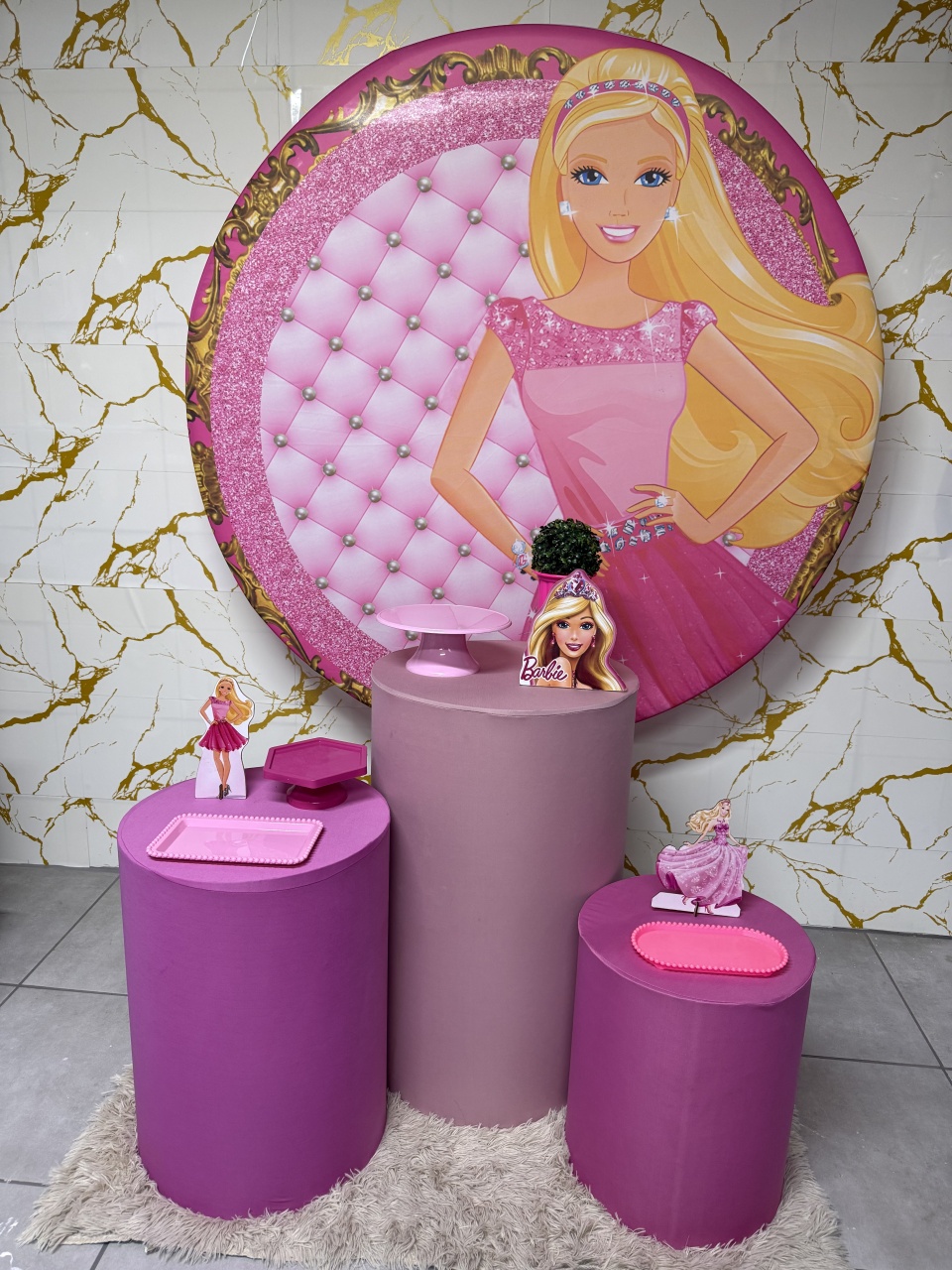 Kit Bronze 1 - Barbie 2 - PinkBluedecoracoes