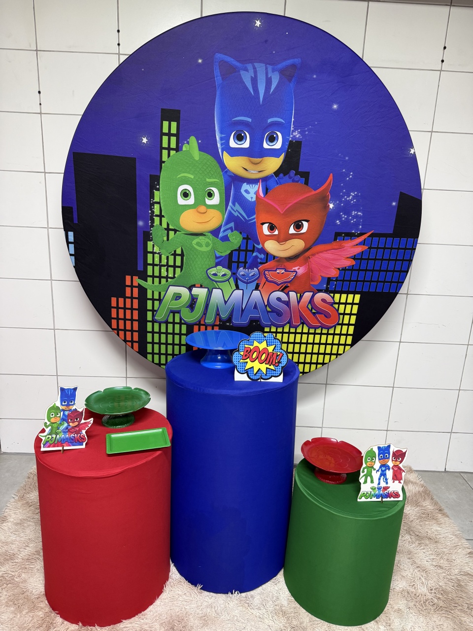 Kit Bronze 1 - Pj Masks - PinkBluedecoracoes