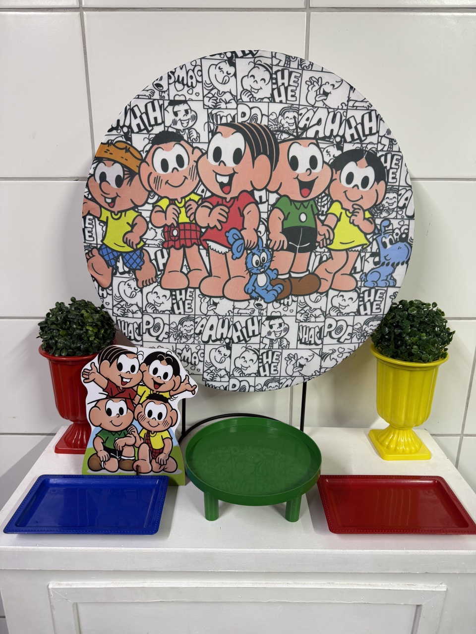 Mini Kit - Turma da Monica - PinkBluedecoracoes