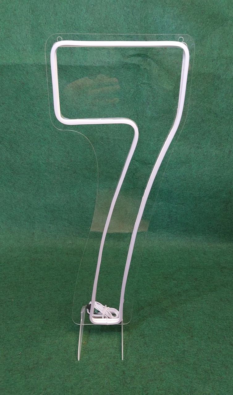 Nº 7 Led 50Cm - Branco Frio - Celebra Festas