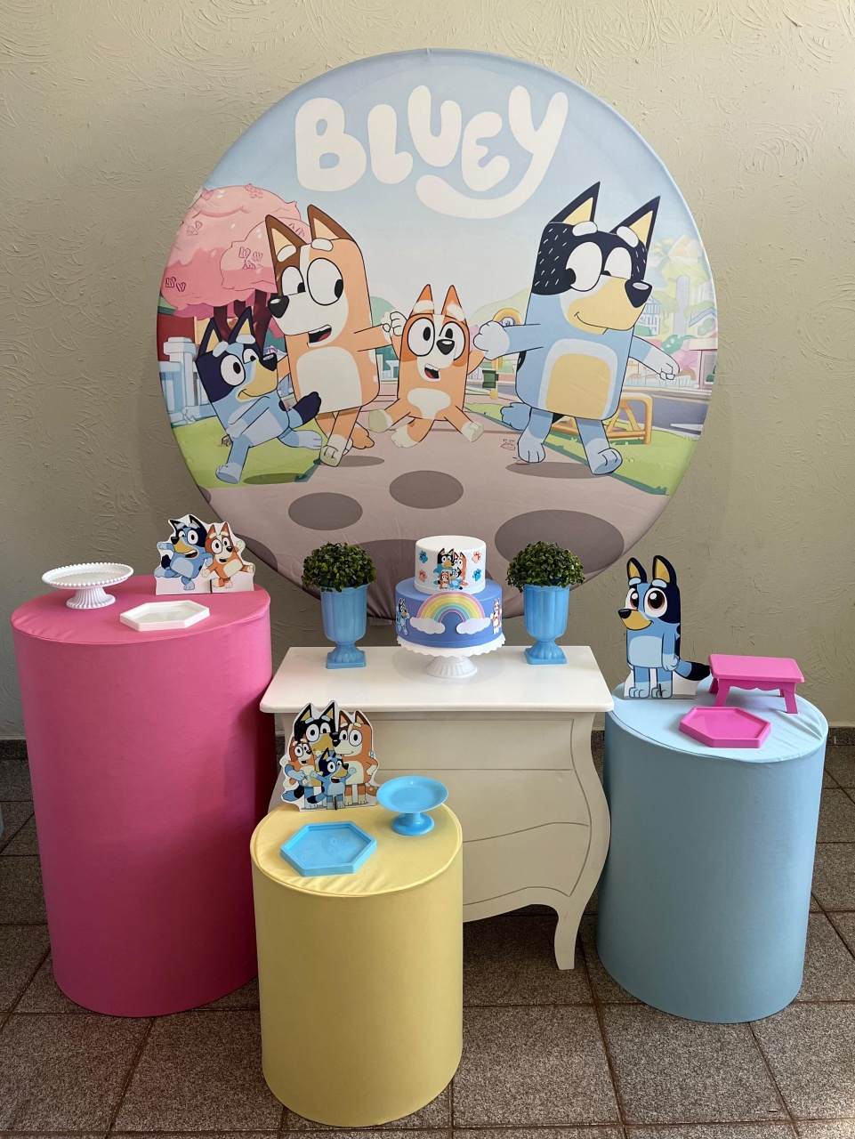 Bingo E Bluey Kit Ouro Menina - Ph Pegue e Monte