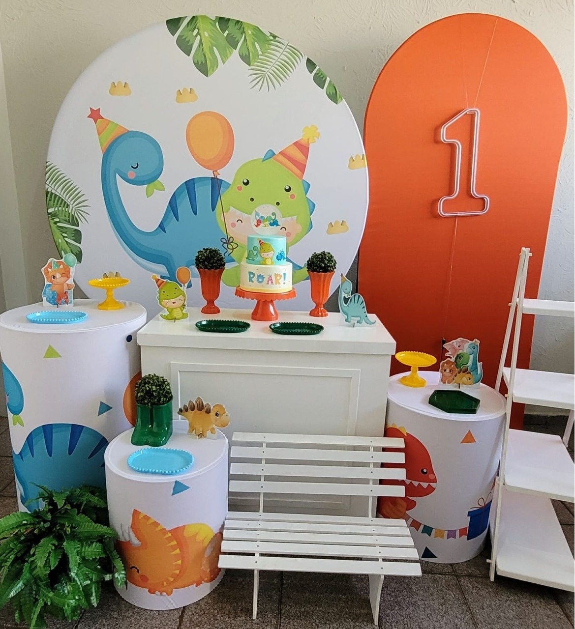 Dino Baby Kit Diamante  (Numero de Led) - Ph Pegue e Monte