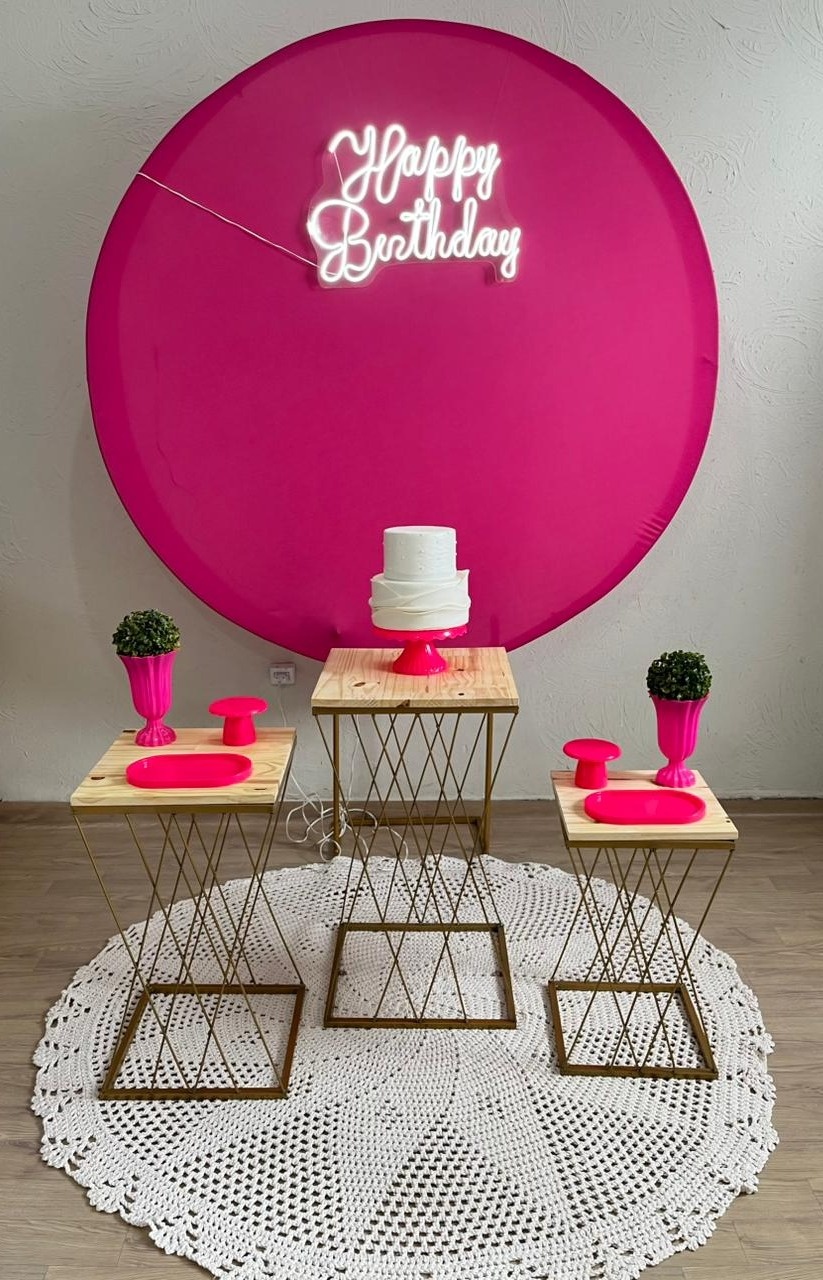Decoração Pink 1 - Ph Pegue e Monte