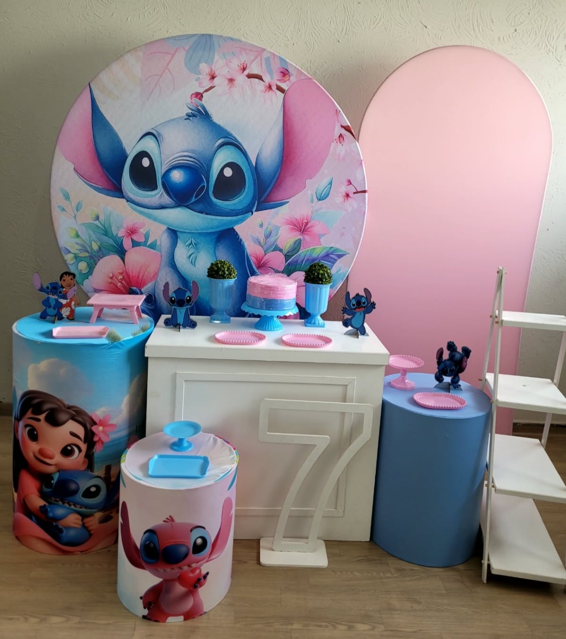 Stitch Azul Kit Diamante  - Ph Pegue e Monte