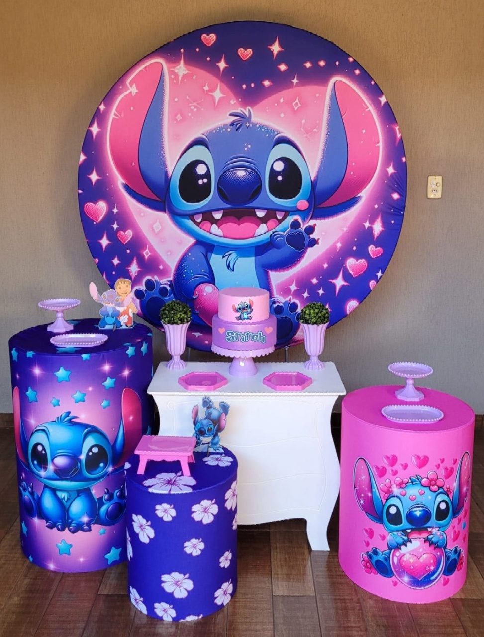 Stitch Roxo Kit Ouro  - Ph Pegue e Monte
