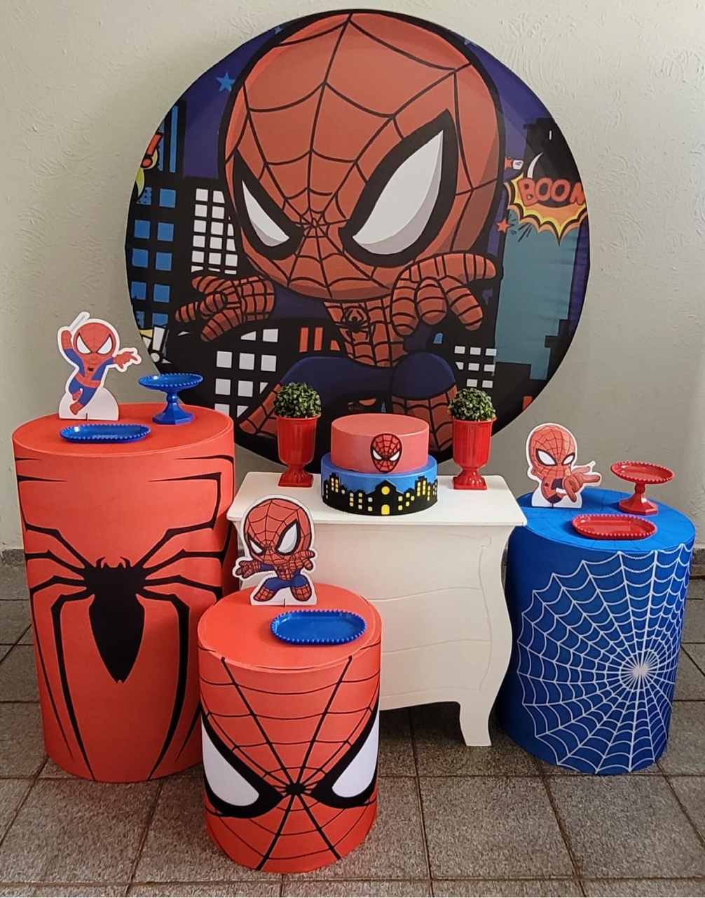 Homem Aranha Baby Kit Ouro  - Ph Pegue e Monte