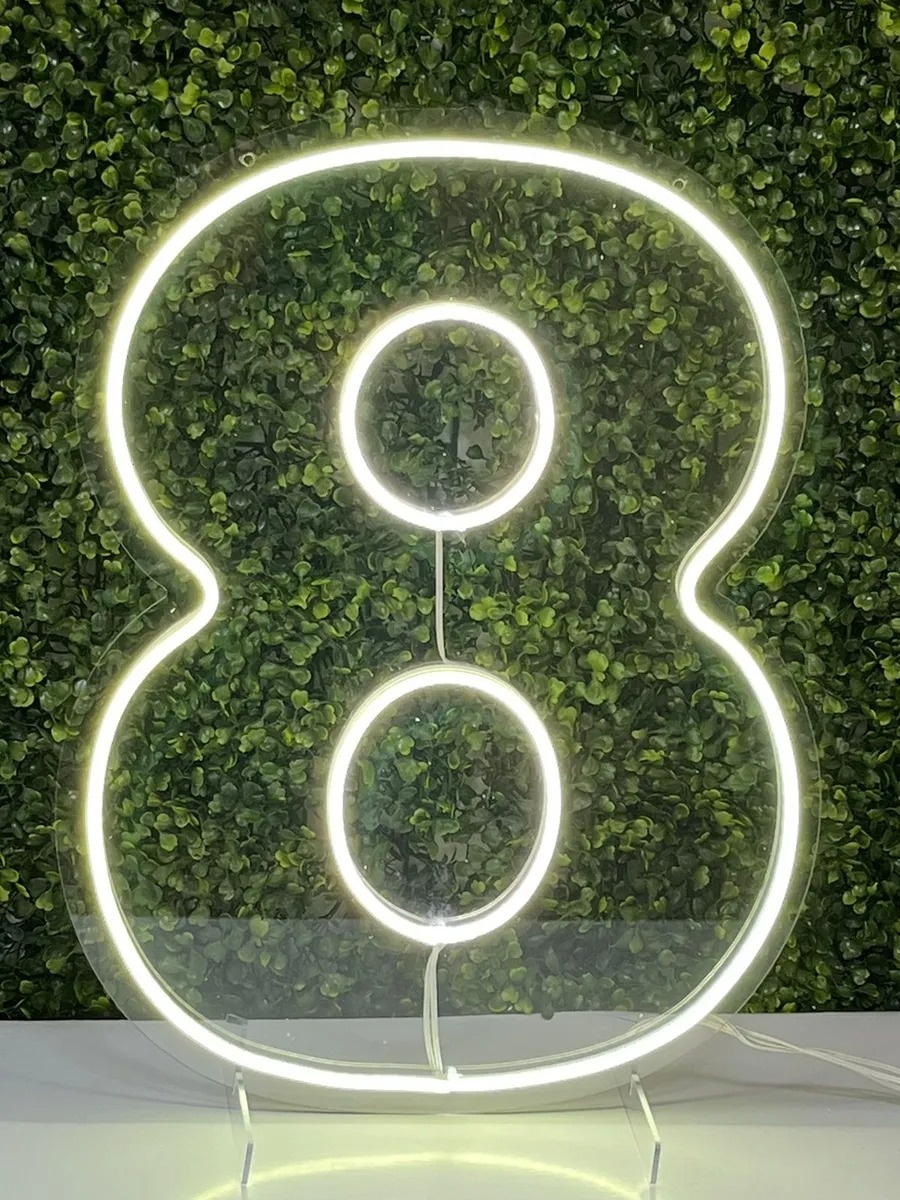 Numero 8 Led - Ph Pegue e Monte