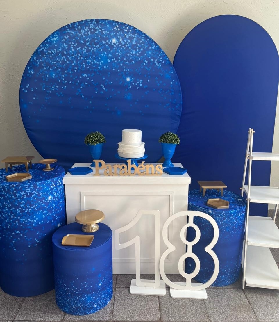 Azul Glitter Kit Diamante - Ph Pegue e Monte