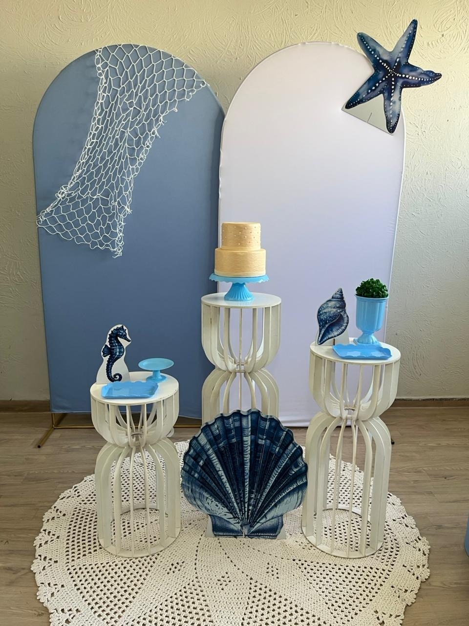 Decoração Azul Fundo Do Mar 3 - Ph Pegue e Monte