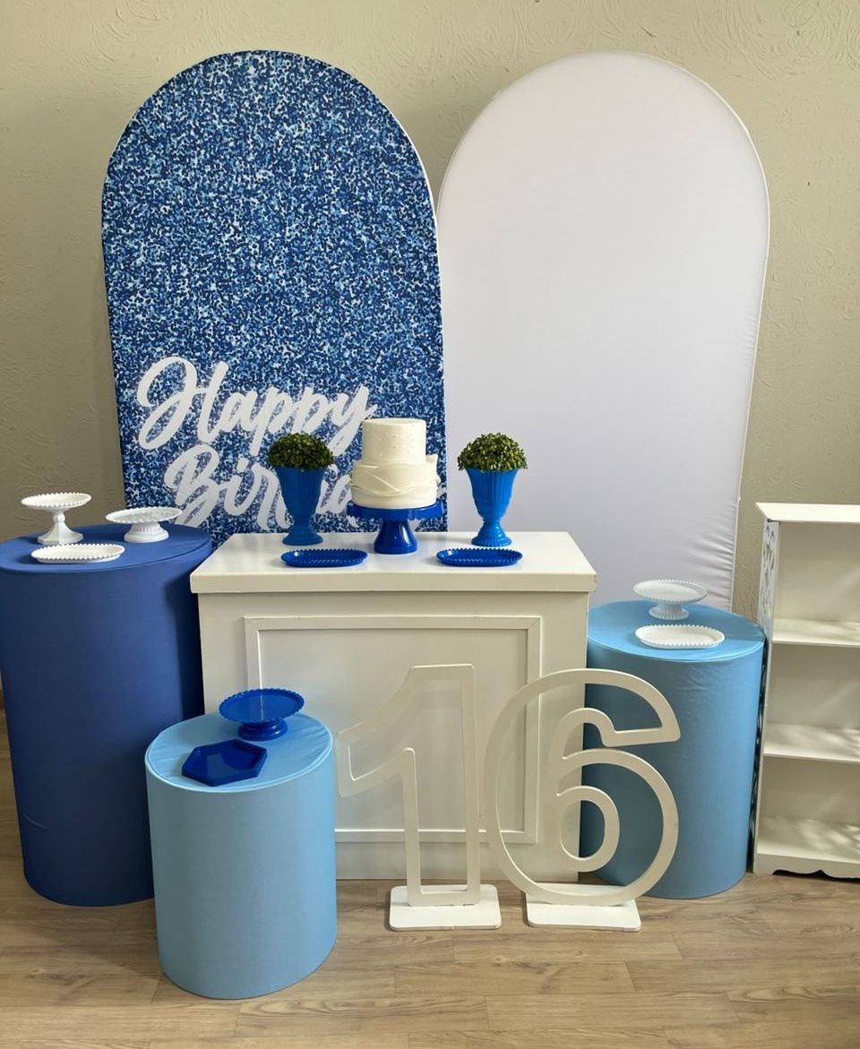 Azul Happy Birthday Romano Kit Diamante - Ph Pegue e Monte