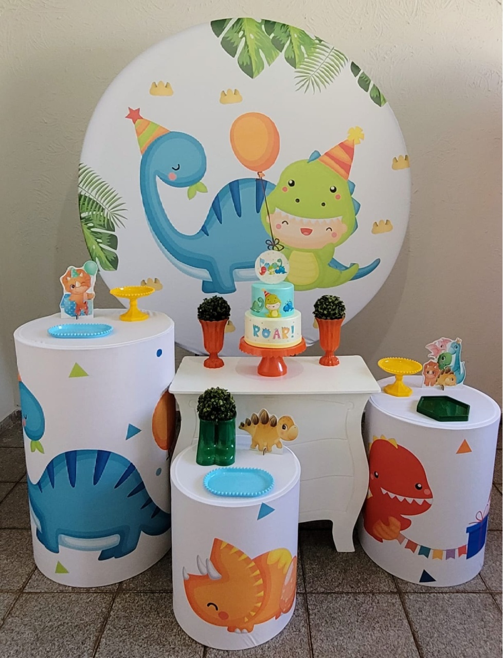 Dino Baby Kit Ouro  - Ph Pegue e Monte