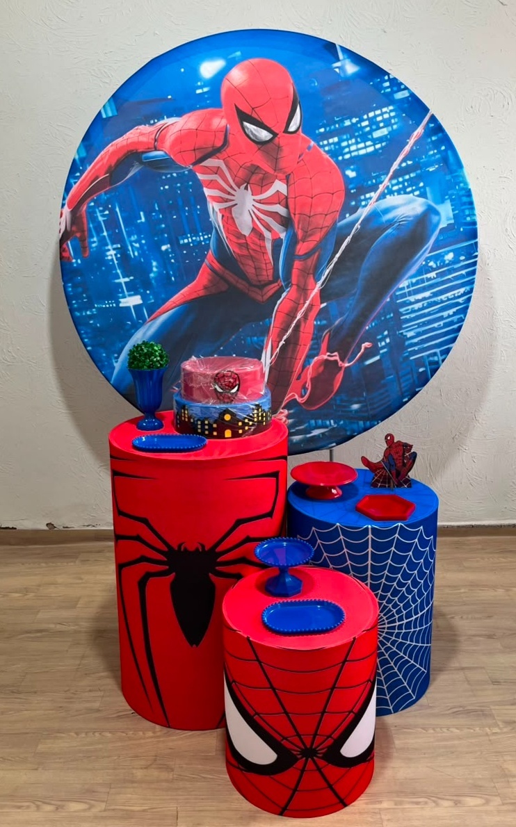 Homem Aranha Kit Prata  - Ph Pegue e Monte