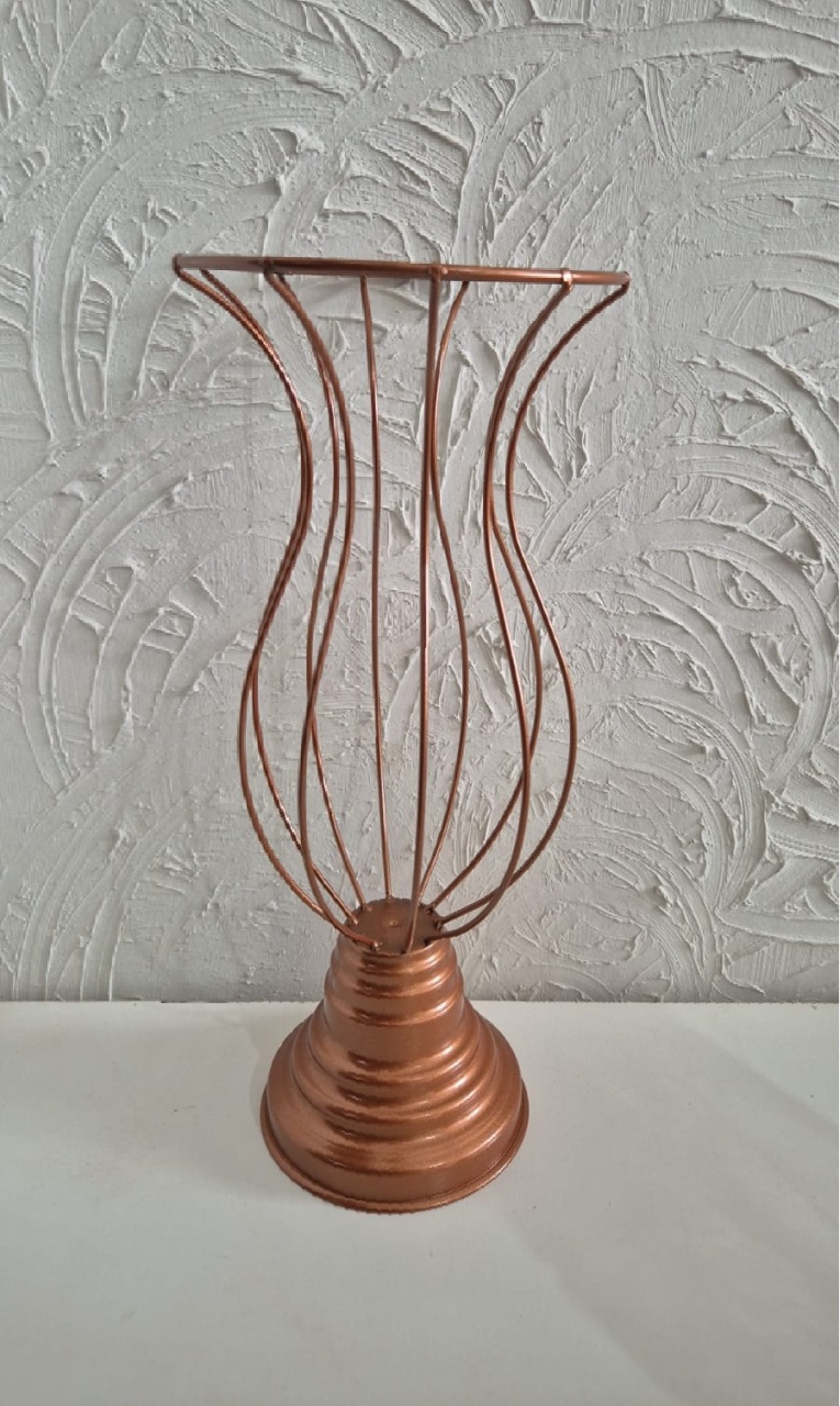 Vaso Aramado Rose - Ph Pegue e Monte