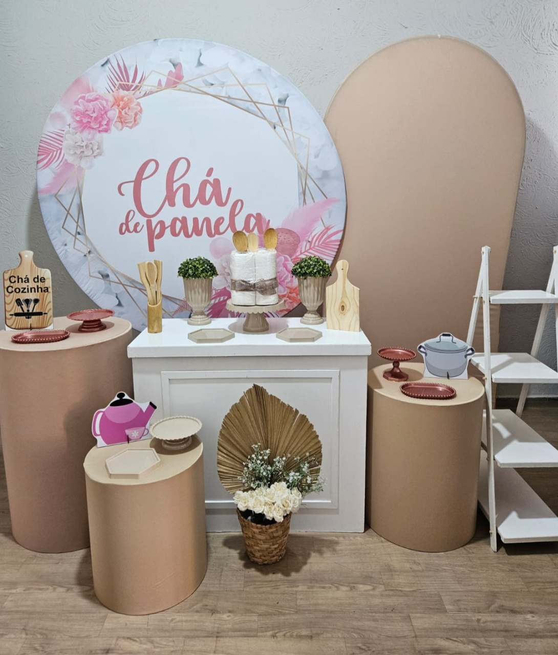 Chá de Panela Areia Nude Kit Diamante - Ph Pegue e Monte