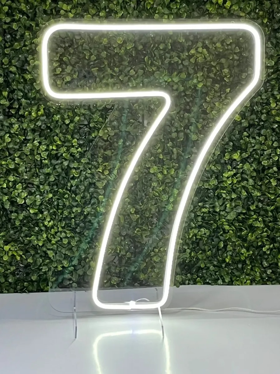 Numero 7 Led - Ph Pegue e Monte