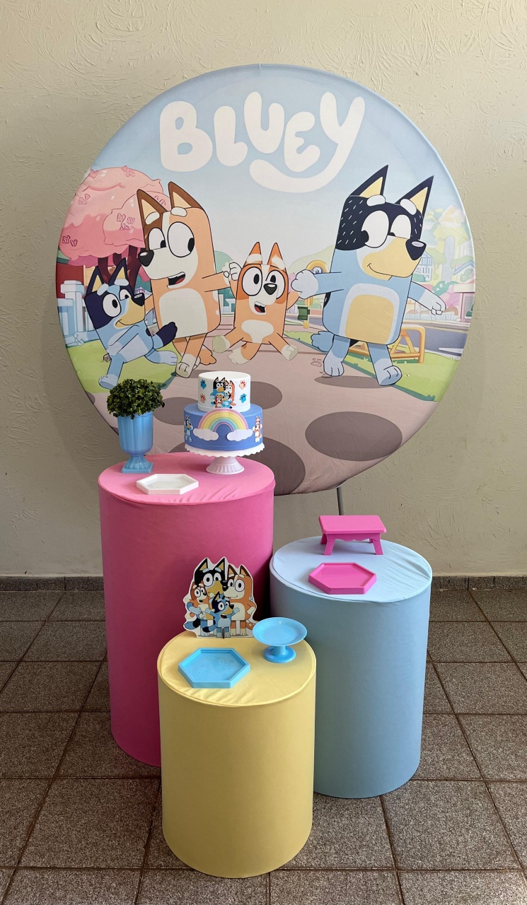 Bingo E Bluey Kit Prata Menina - Ph Pegue e Monte