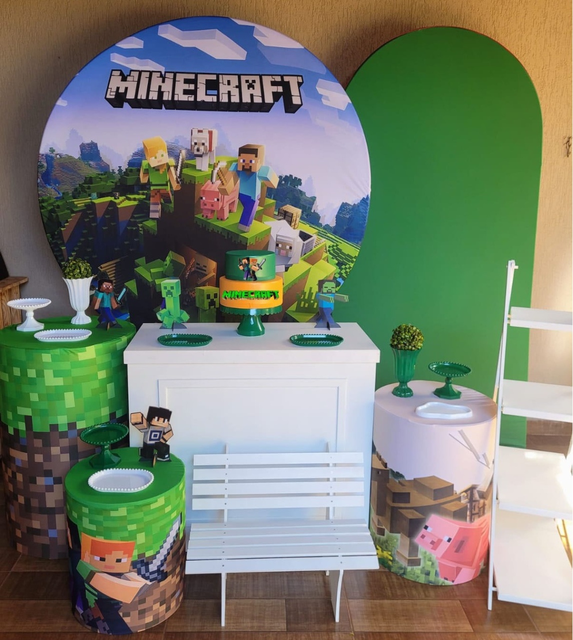 Minecraft Kit Diamante  - Ph Pegue e Monte