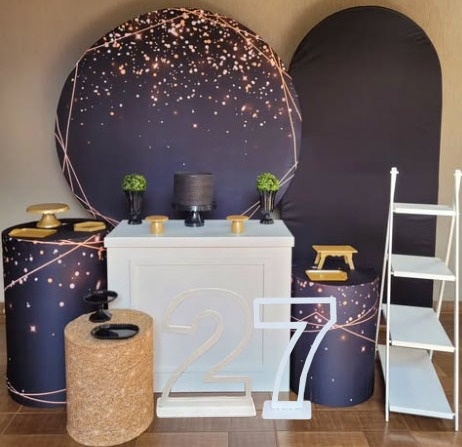 Preto/Dourado Kit Diamante  - Ph Pegue e Monte