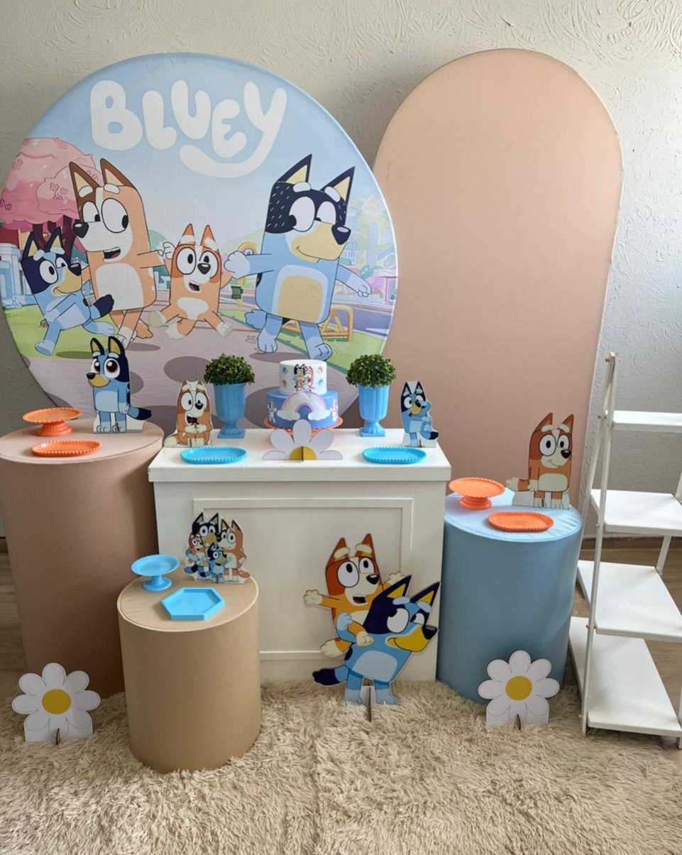 Decoração Bluey (Nude) - Ph Pegue e Monte