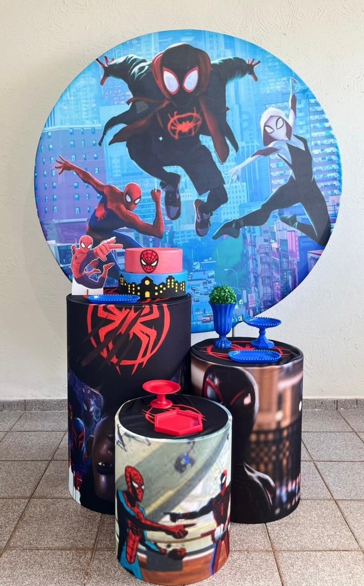 Homem Aranha Miles Kit Prata - Ph Pegue e Monte