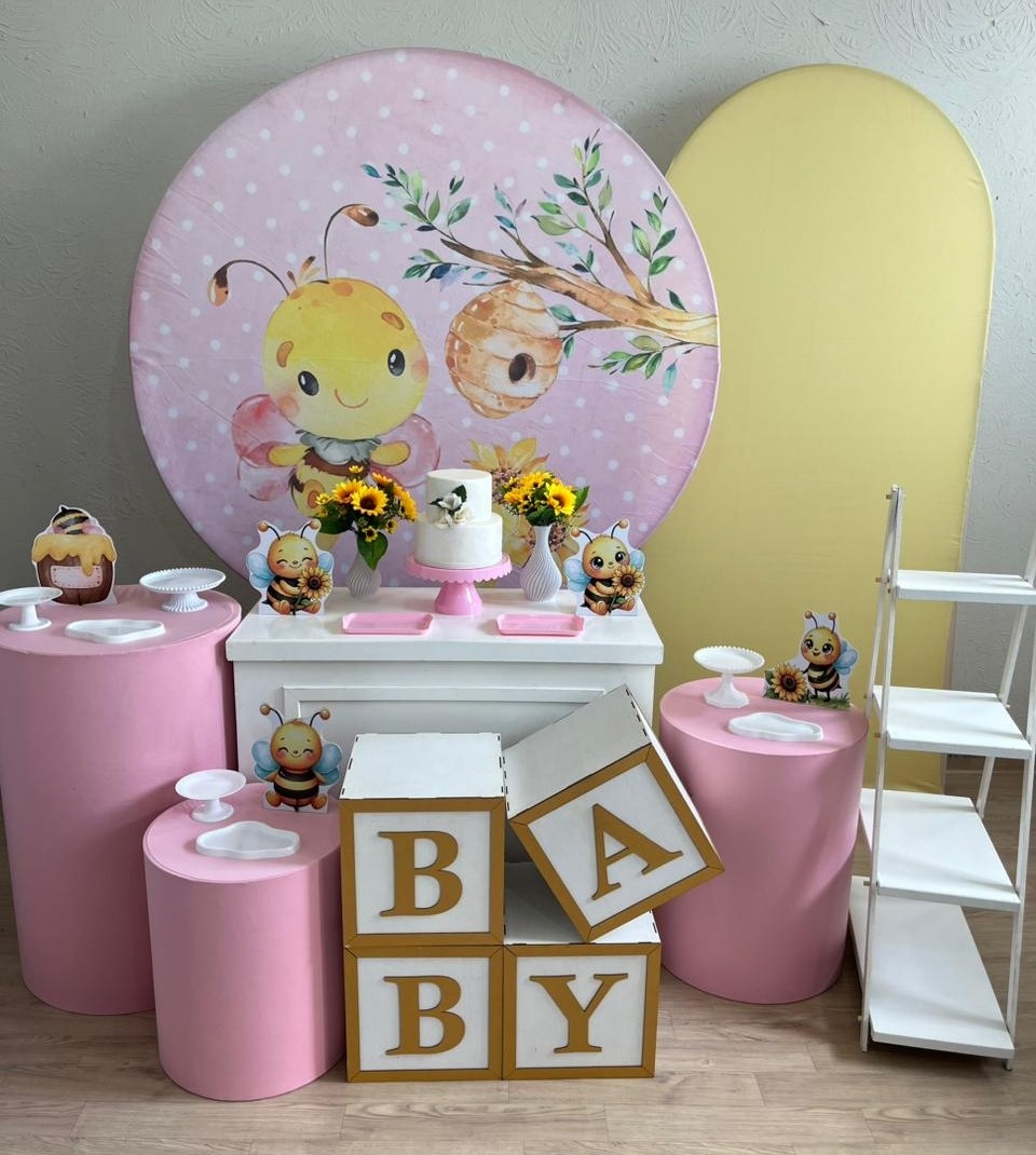 Abelha Rosa Bebê Kit Diamante (Cubo Baby) - Ph Pegue e Monte