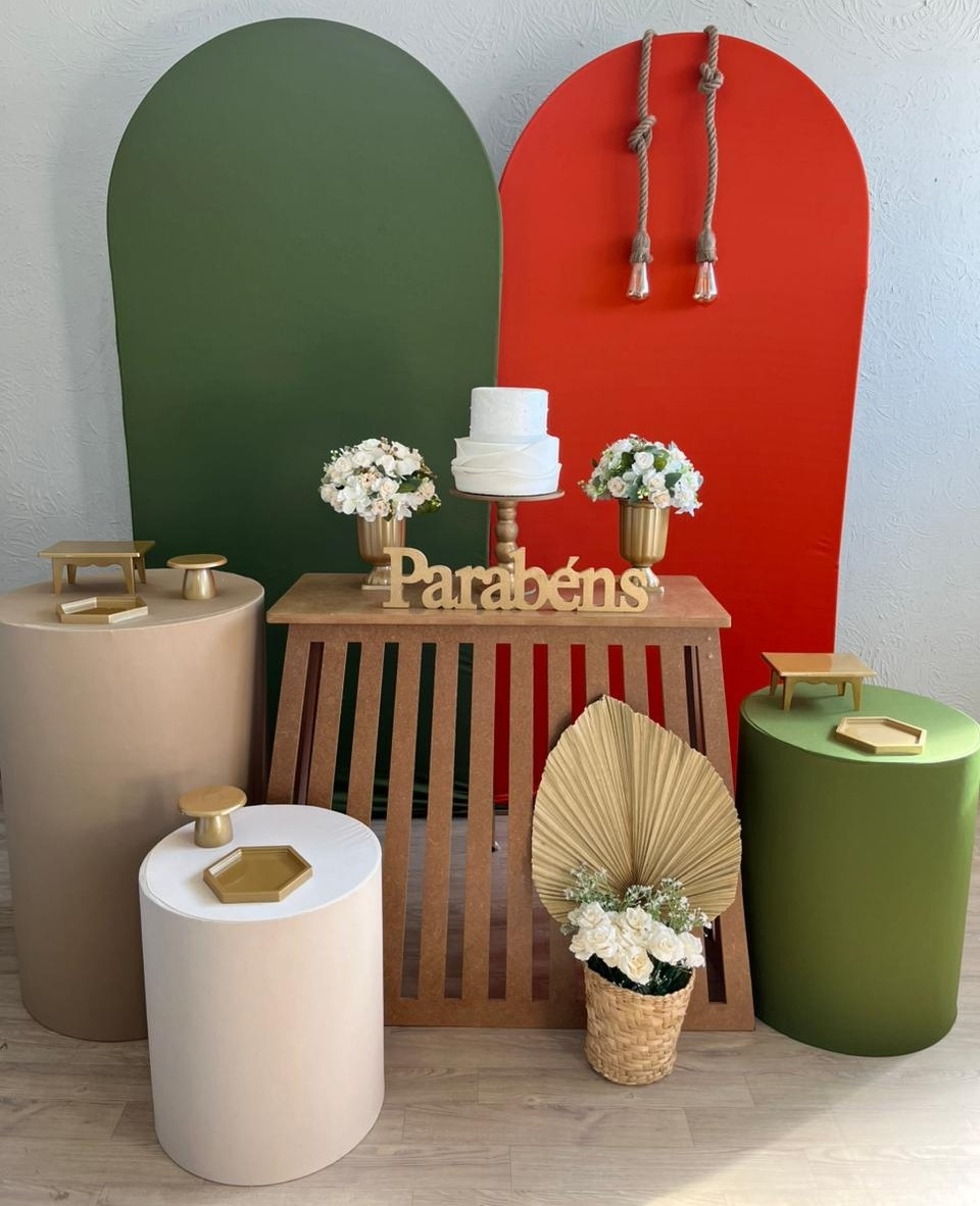 Decoração Verde Oliva / Laranja  (Rustico)  - Ph Pegue e Monte