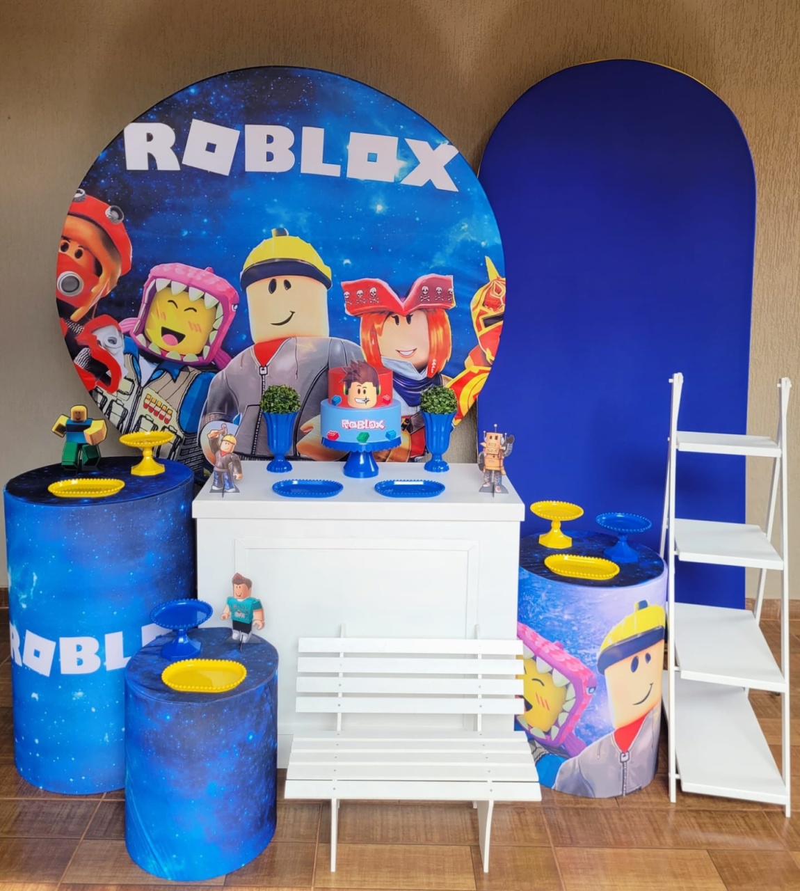 Roblox Azul Kit Diamante  - Ph Pegue e Monte