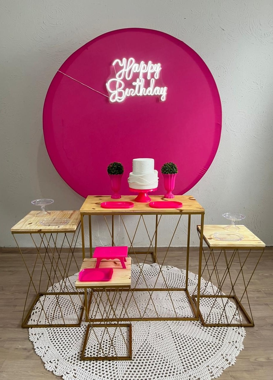 Decoração Pink 2 - Ph Pegue e Monte