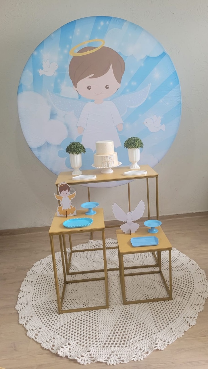 Decoração Batizado Azul 3 - Ph Pegue e Monte