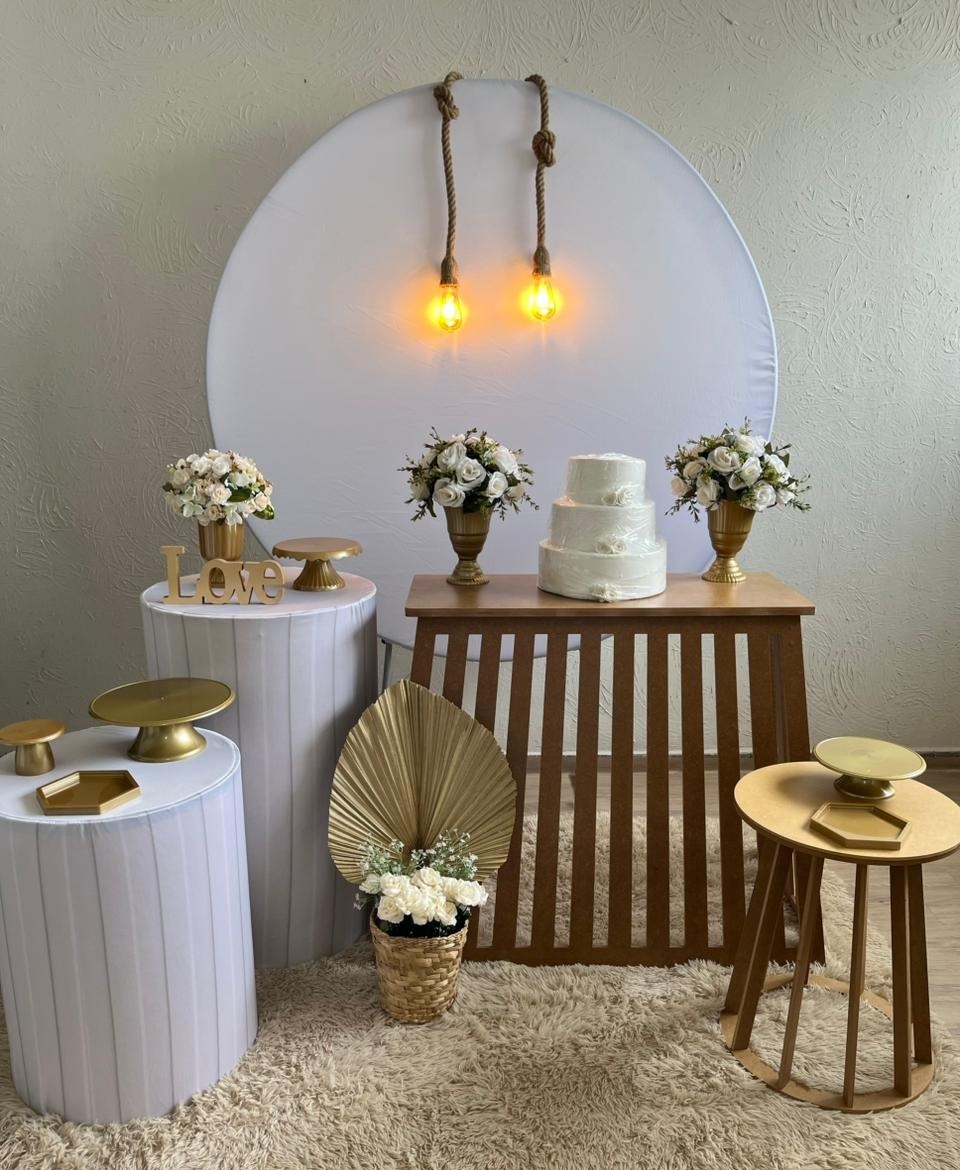 Decoração Braca Com Luminaria (Com Cilindro) - Ph Pegue e Monte