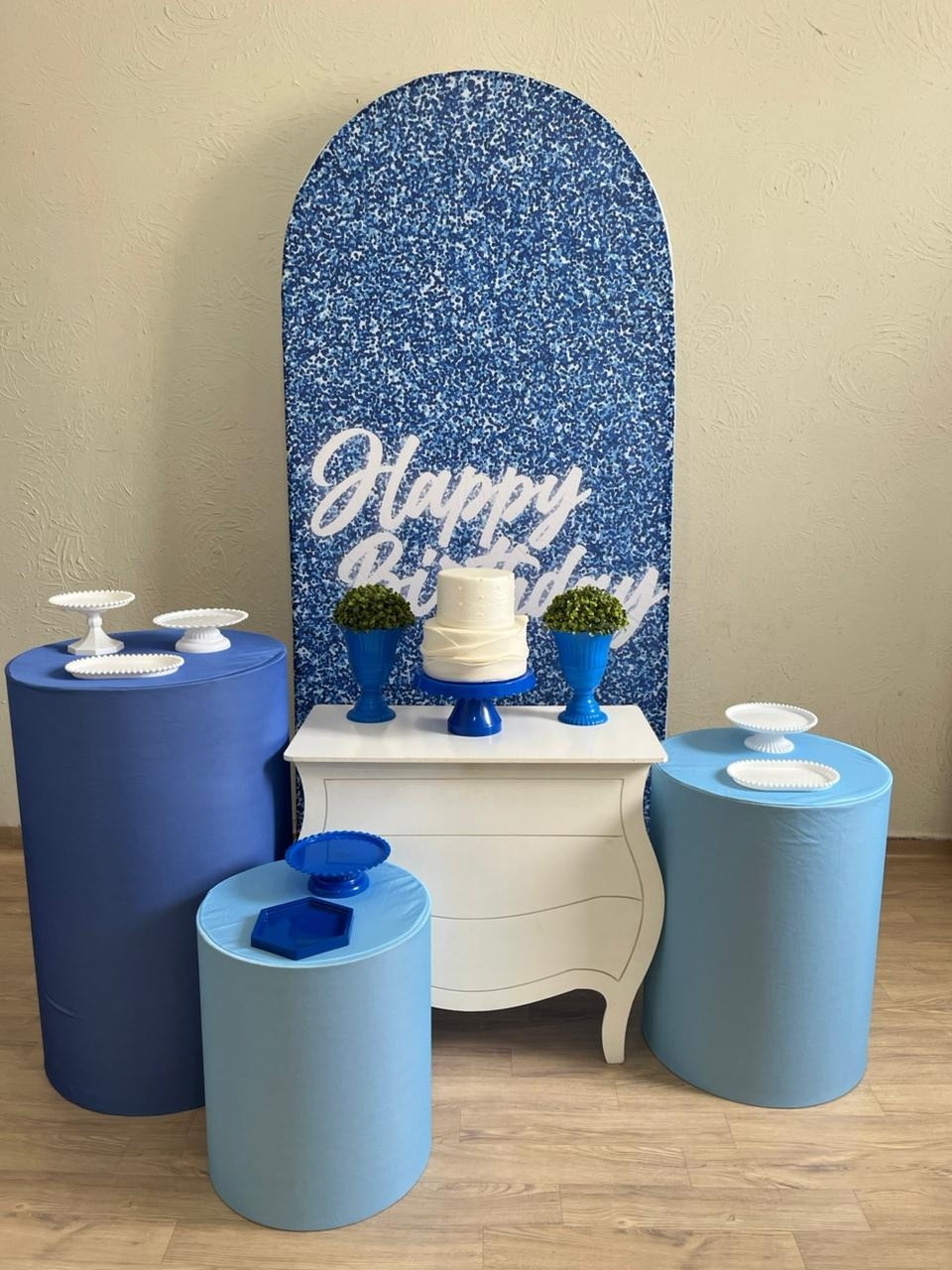 Azul Happy Birthday Romano Kit Ouro - Ph Pegue e Monte