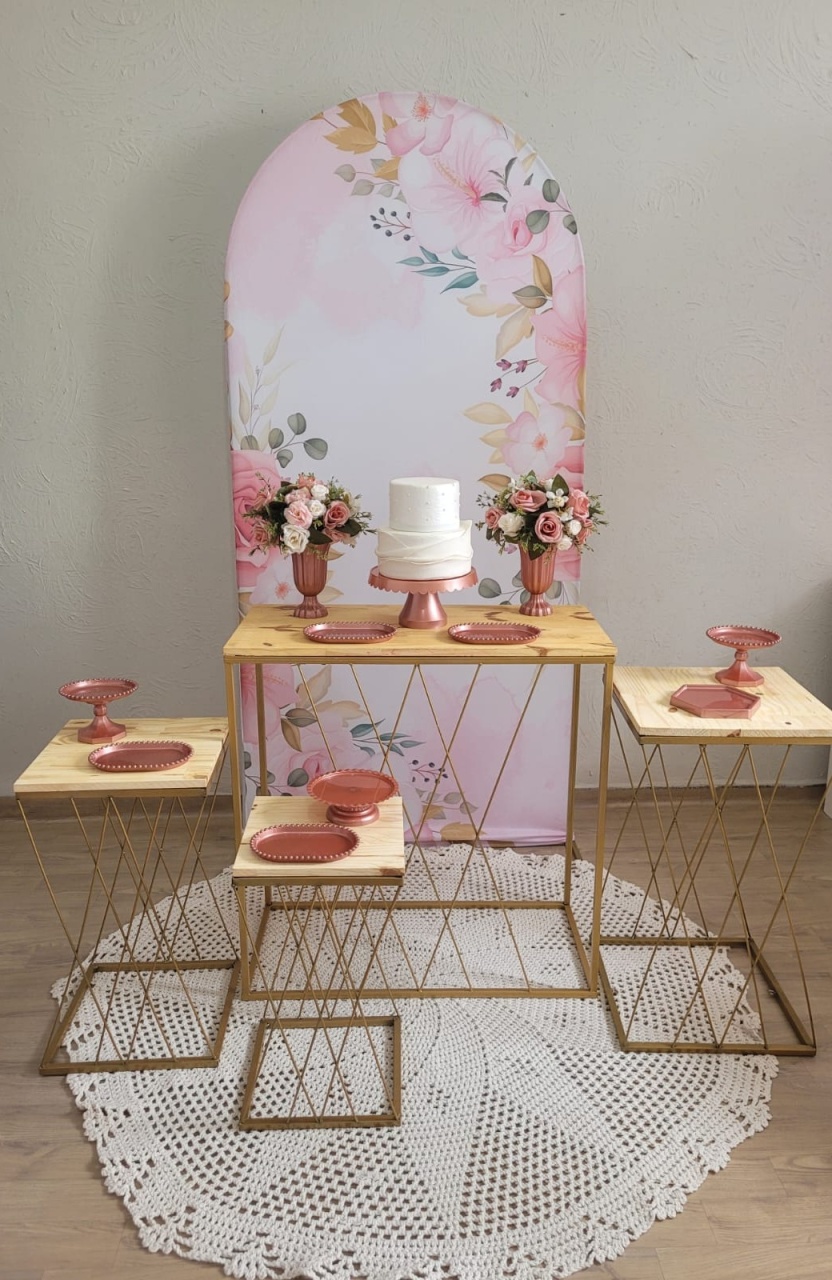 Decoração Floral Painel Romano 2 - Ph Pegue e Monte