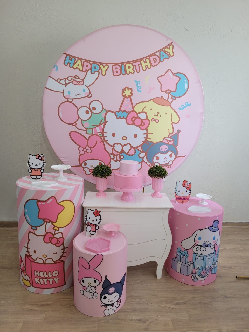 Hello Kitty Kit Ouro - Ph Pegue e Monte