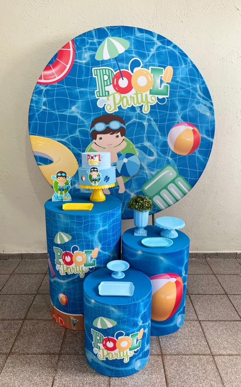 Pool Party Menino Kit Prata - Ph Pegue e Monte