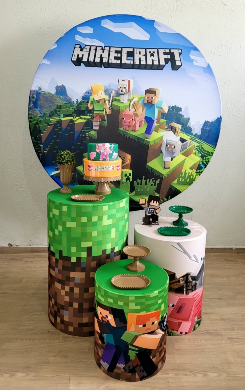 Minecraft Kit Prata  - Ph Pegue e Monte