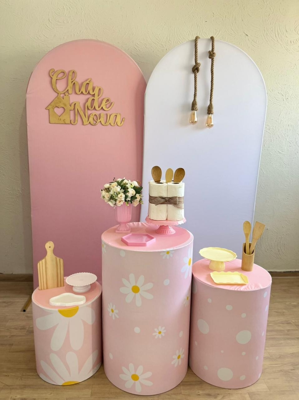 Decoração Chá de Casa Nova Margarida - Ph Pegue e Monte