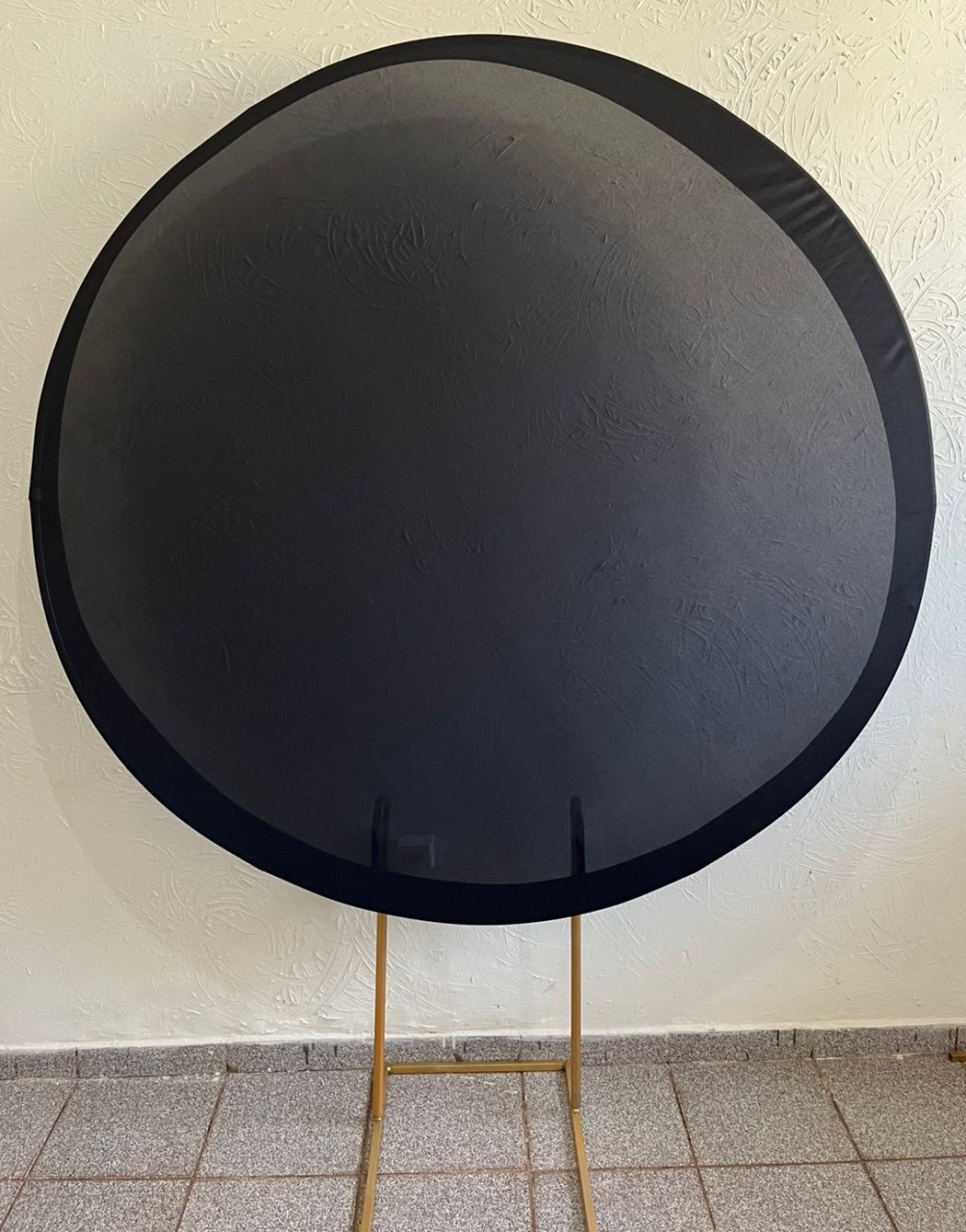 Capa Painel Redondo 1,50 Preto - Ph Pegue e Monte