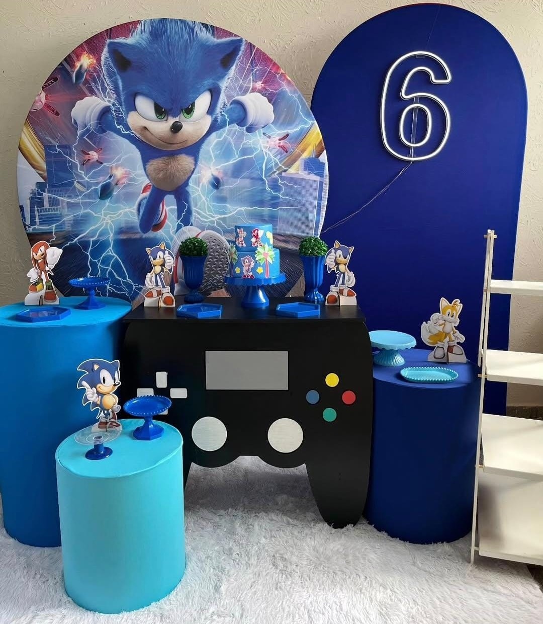 Sonic Kit Diamante (Mesa Gamer) - Ph Pegue e Monte