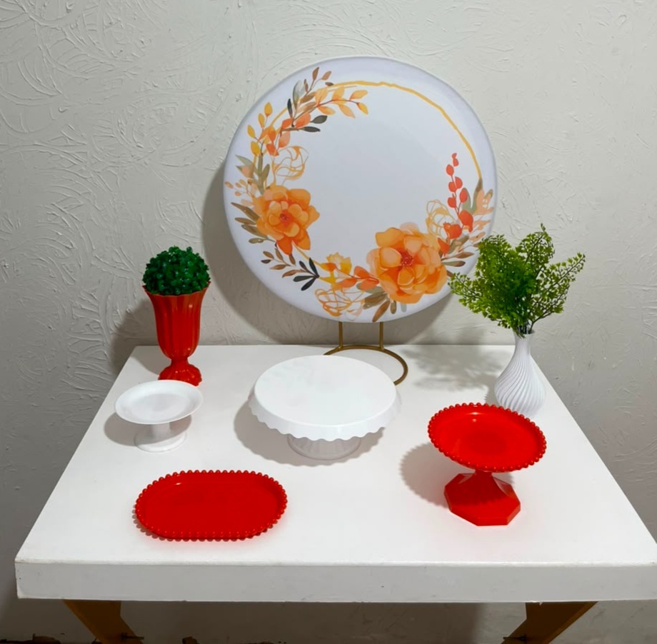 Floral Laranja Mini Kit - Ph Pegue e Monte