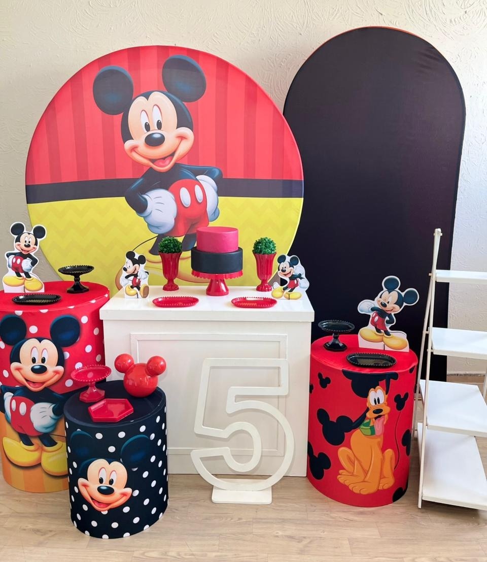 Mickey Vermelho Kit Diamante - Ph Pegue e Monte