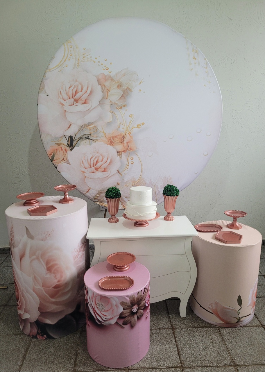 Floral Rose Kit Ouro  - Ph Pegue e Monte