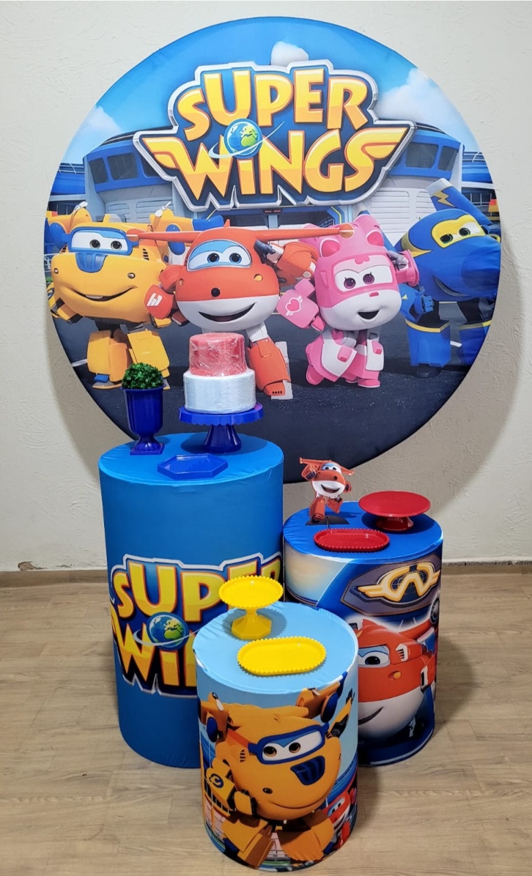 Super Wings Kit Prata - Ph Pegue e Monte
