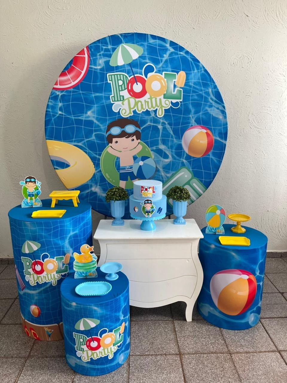 Pool Party Menino Kit Ouro - Ph Pegue e Monte