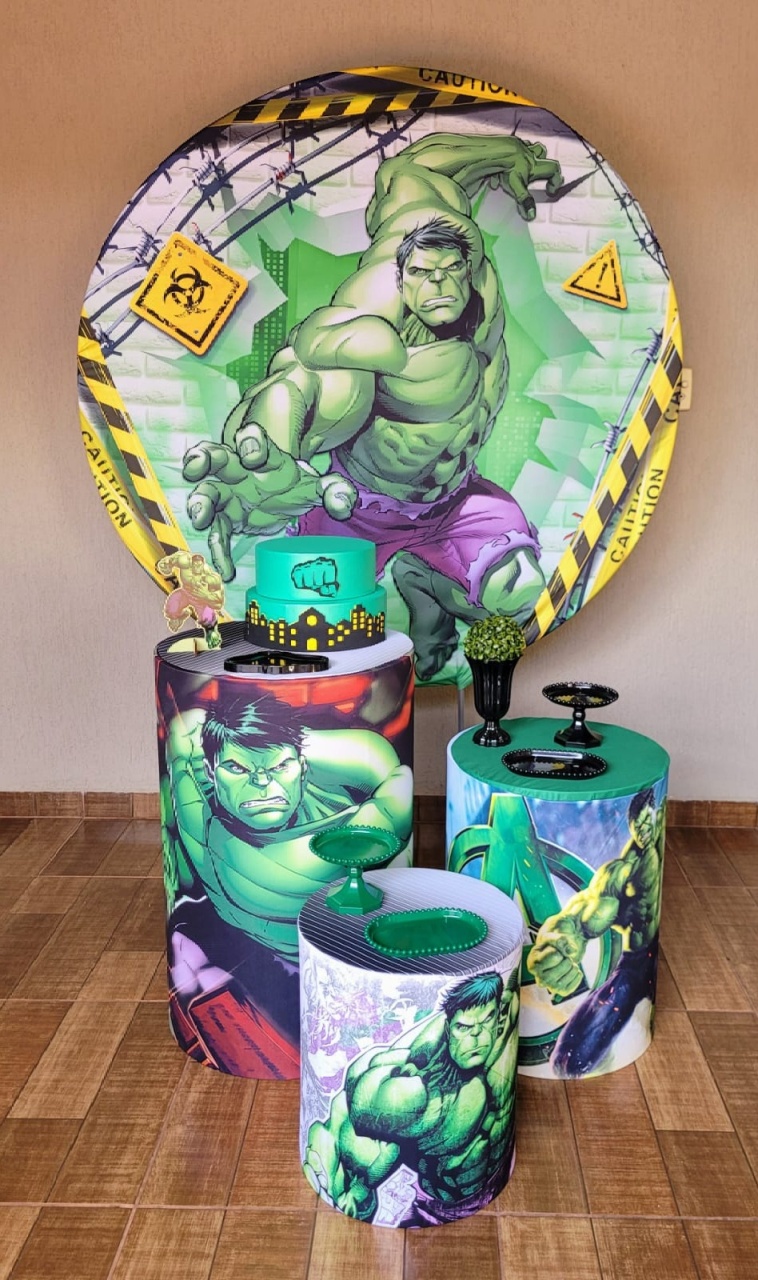 Hulk Kit Prata - Ph Pegue e Monte