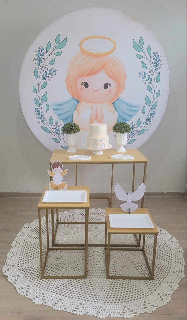 Decoração Batizado Nude 3 - Ph Pegue e Monte