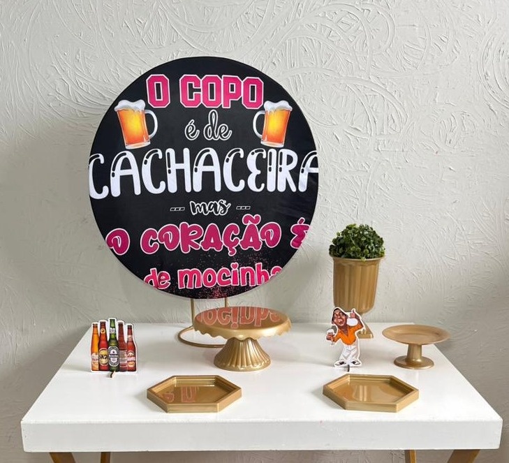 O Copo É de Cachaceira Mini Kit  - Ph Pegue e Monte