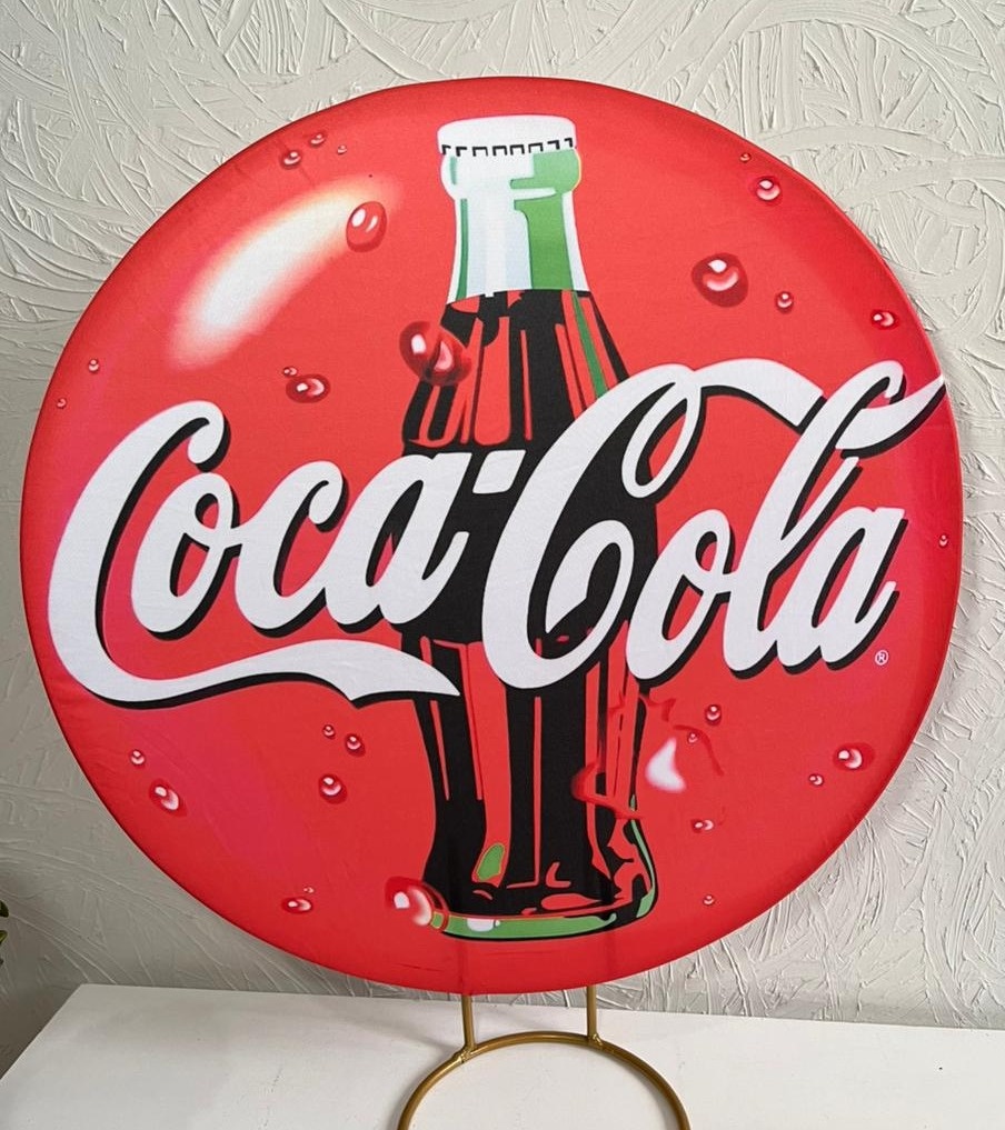 Capa Mini Painel 50X50 - Coca Cola - Ph Pegue e Monte