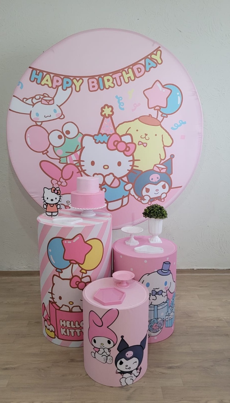 Hello Kitty Kit Prata  - Ph Pegue e Monte