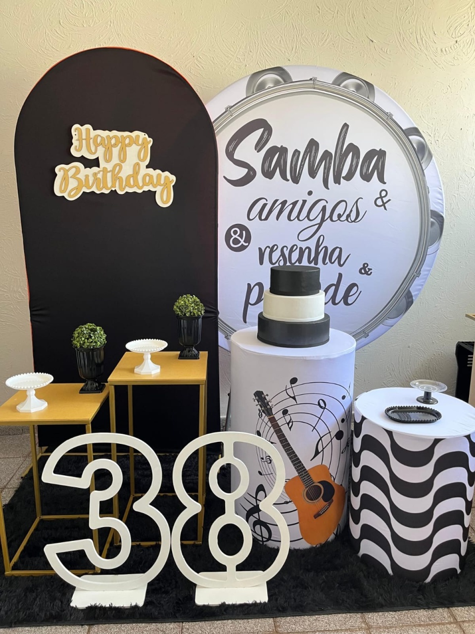 Kit Samba Com Mesa de Ferro - Ph Pegue e Monte
