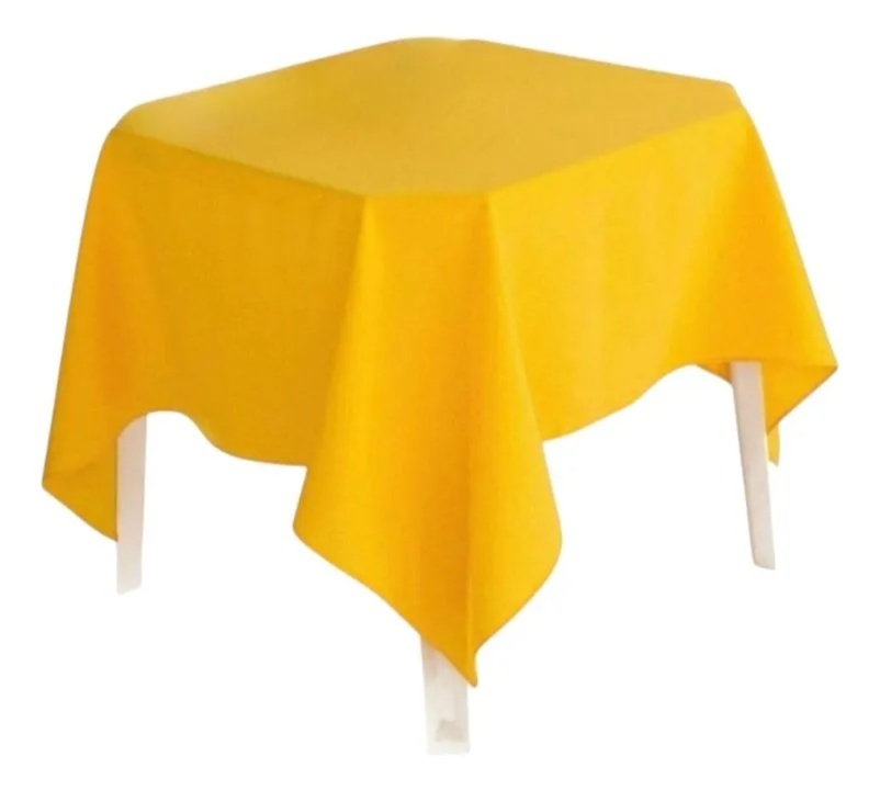 Toalha de Mesa Amarelo 1,20M - Ph Pegue e Monte